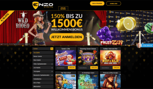 Enzo Casino Homepage