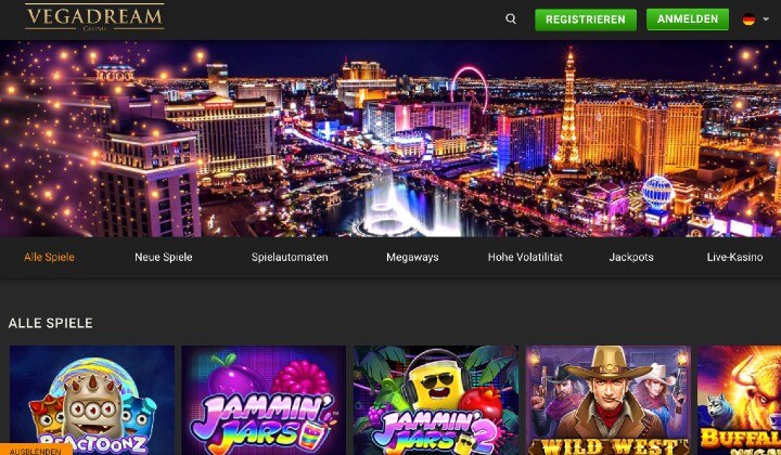 Vegadream Online Casinos ohne Lizenz Schweiz
