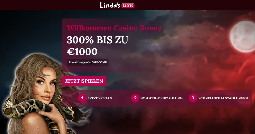 Lindas Slots Casino Homepage