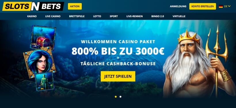 SlotsnBets Casino Bonus